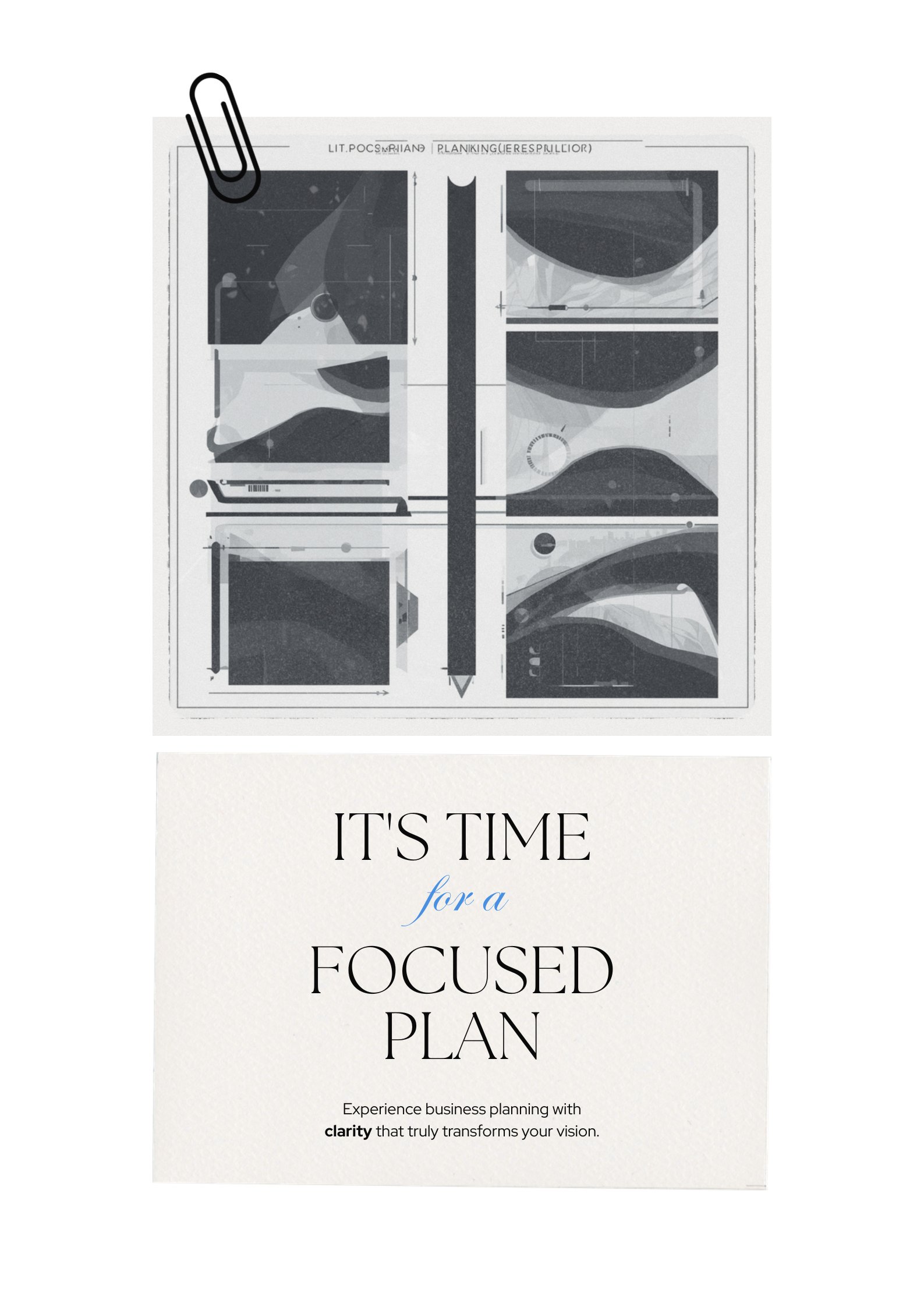 The One-Page Business Plan cover