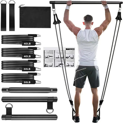 DIONI Pilates Bar Set with Resistance Bands