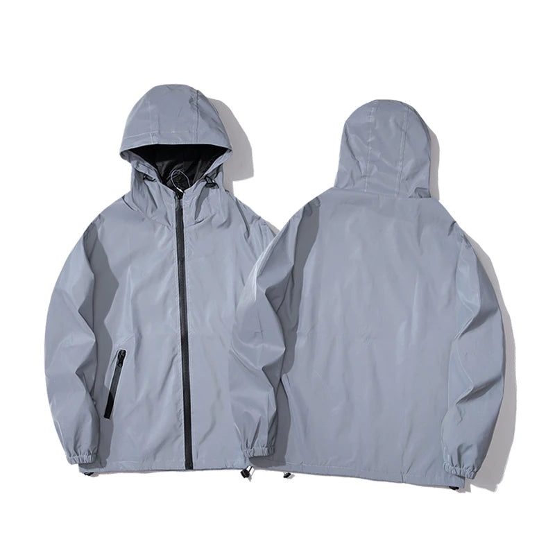 Men's Reflective Windbreaker Jacket