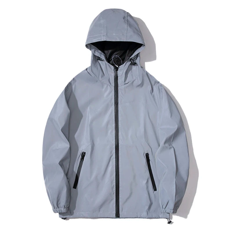 Men's Reflective Windbreaker Jacket