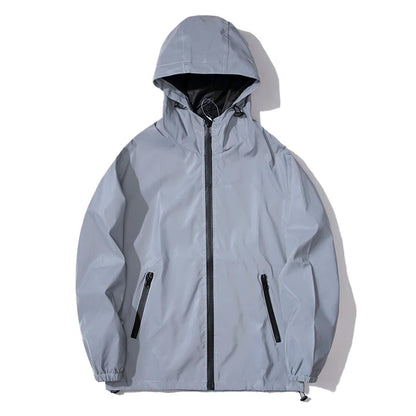 Men's Reflective Windbreaker Jacket