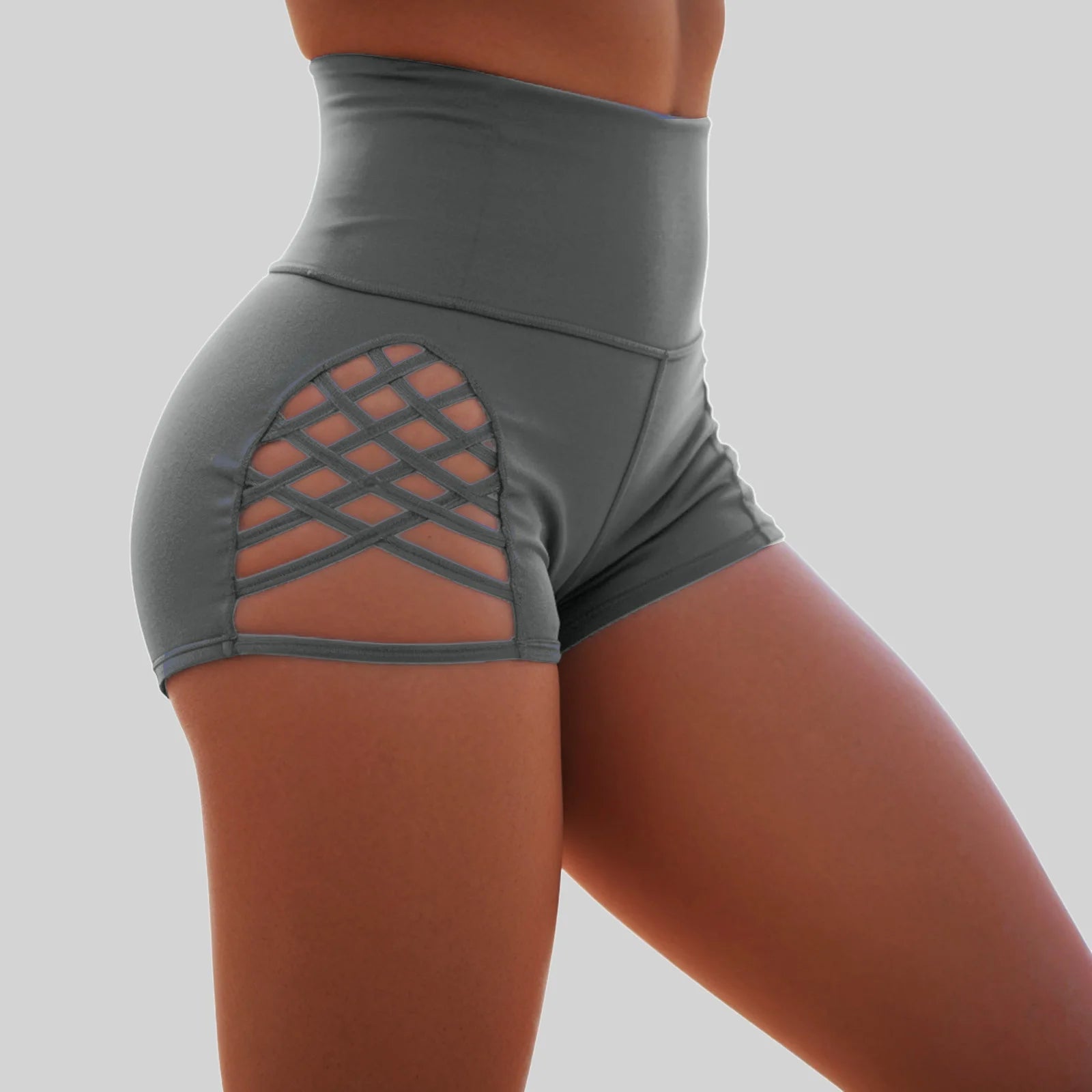 DIONI Cross-Cut Yoga Shorts