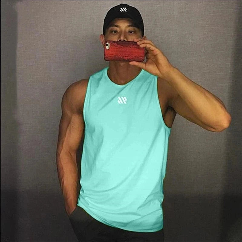 Men's Mesh Gym Tank Top