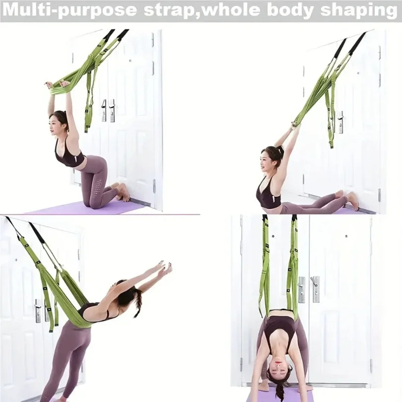DIONI Universal Yoga Stretching Strap w/ Door Anchor