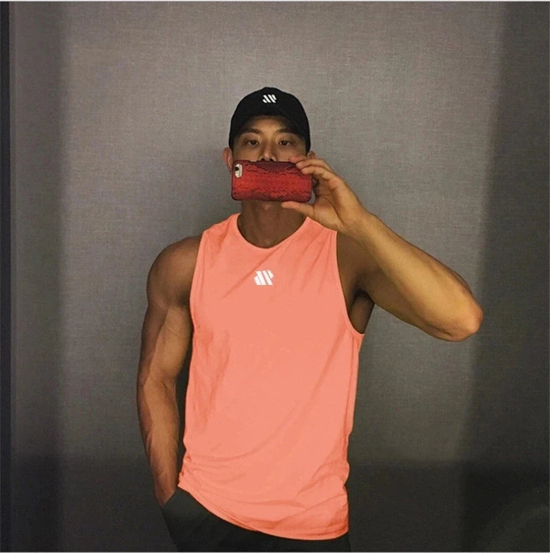 Men's Mesh Gym Tank Top