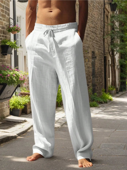 Men's Linen Beach Pants