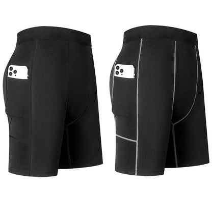 Men's Compression Shorts with Pockets