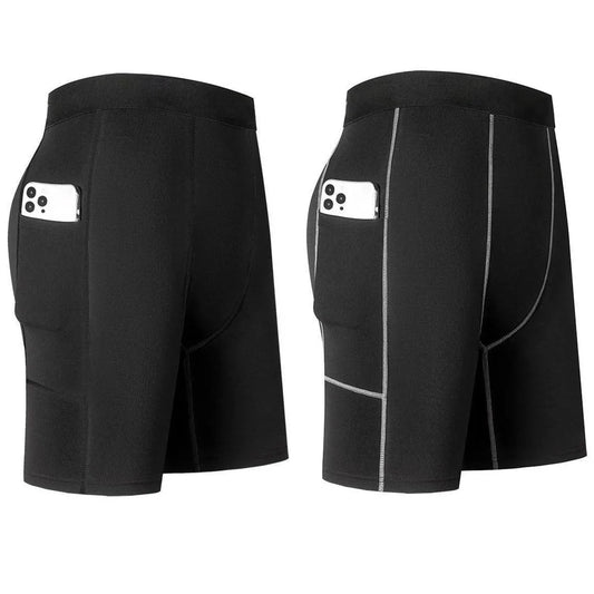Men's Compression Shorts with Pockets