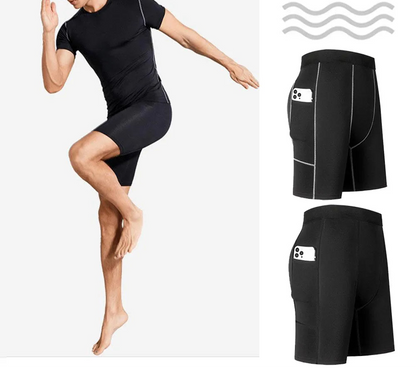 Men's Compression Shorts with Pockets