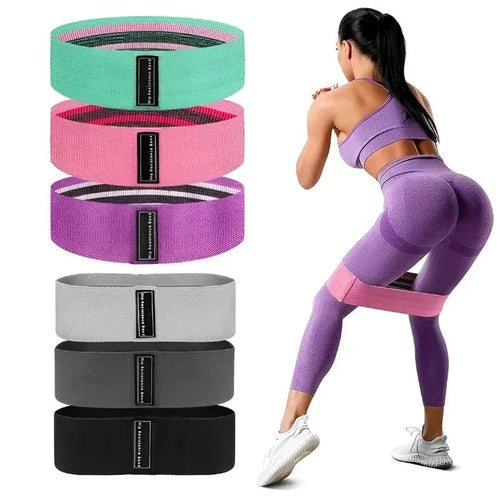 DIONI 3Pcs Fabric Resistance Bands