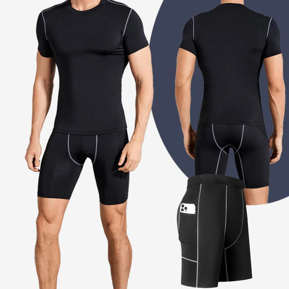 Men's Compression Shorts with Pockets