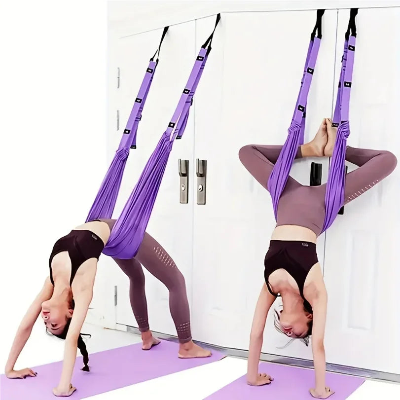 DIONI Universal Yoga Stretching Strap w/ Door Anchor