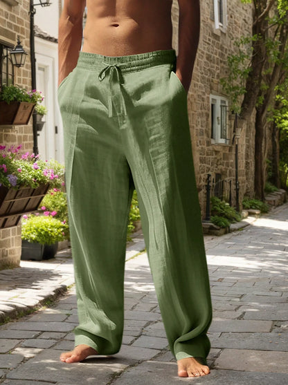 Men's Linen Beach Pants
